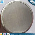 13 25 47 mm diameter 0.2 micron stainless steel 304 wire mesh filter disc